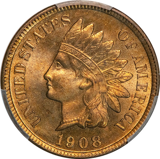 (2234) 1908-S 1C PCGS MS65+RD CAC Indian obverse
