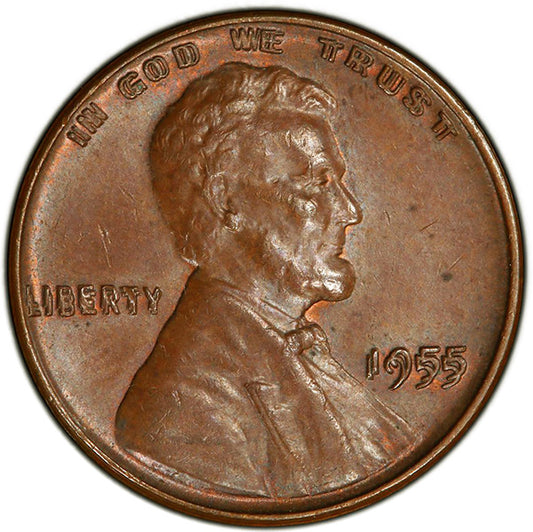 1955 1C DDO,  FS-101 PCGS MS63BN CAC