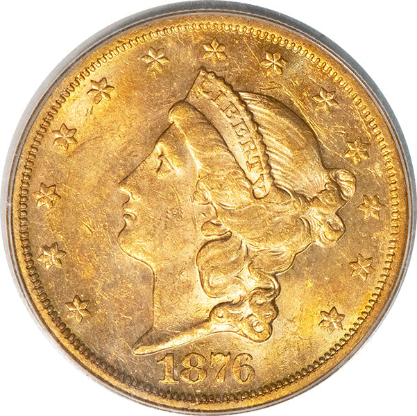 (8978) 1876-S $20 PCGS MS61