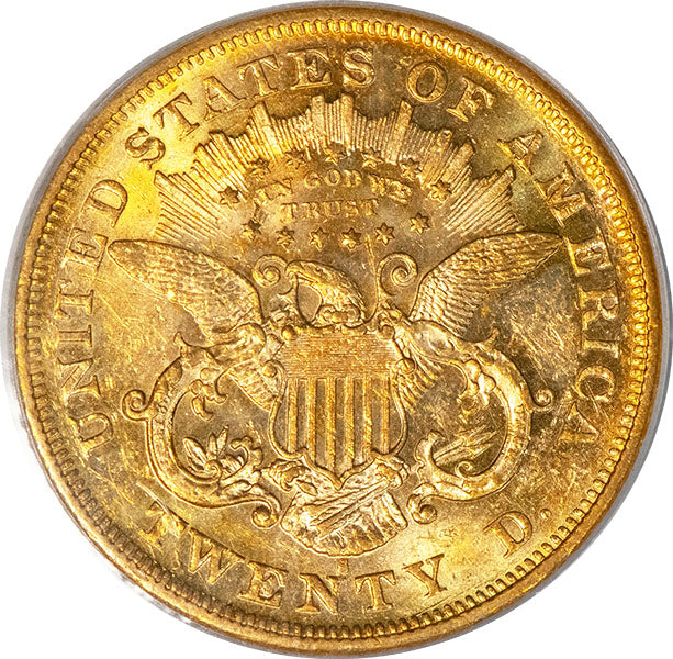 (8978) 1876-S $20 PCGS MS61