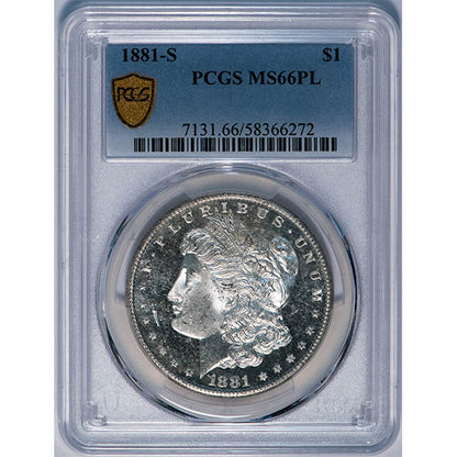 (7131) 1881-S $1 PCGS MS66PL
