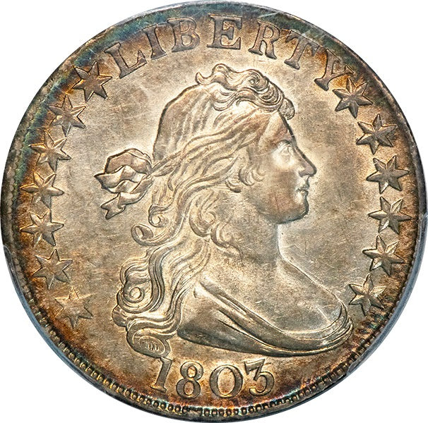 (6066) 1803 50C PCGS AU58 Bust Half obverse