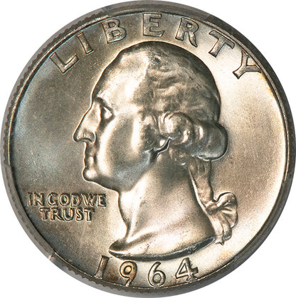 (5877) 1964-D 25C PCGS MS67 CAC