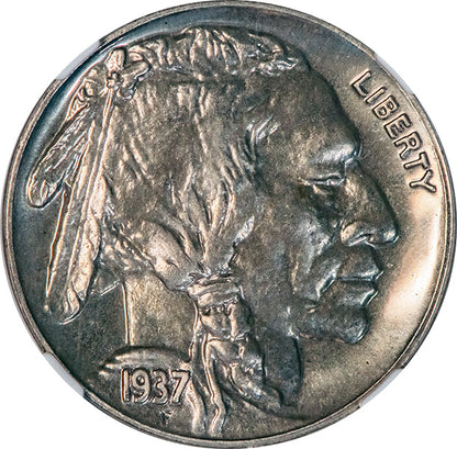 (3996) 1937 5C NGC PF65 CAC Buffalo obverse