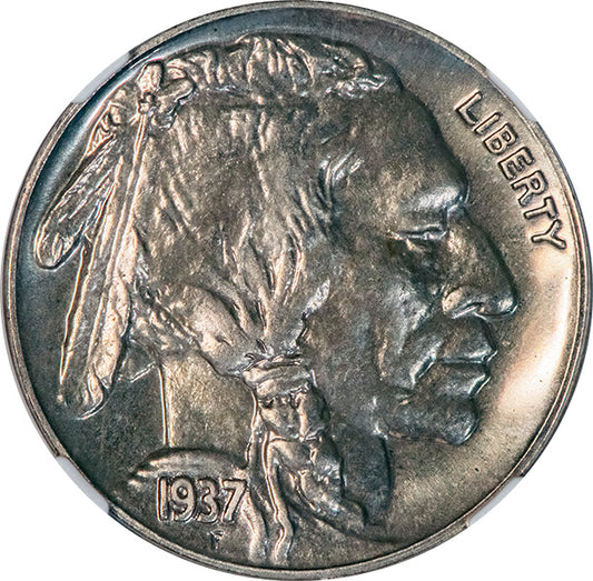 (3996) 1937 5C NGC PF65 CAC Buffalo obverse
