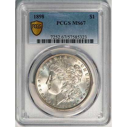 1898 $1 PCGS MS67