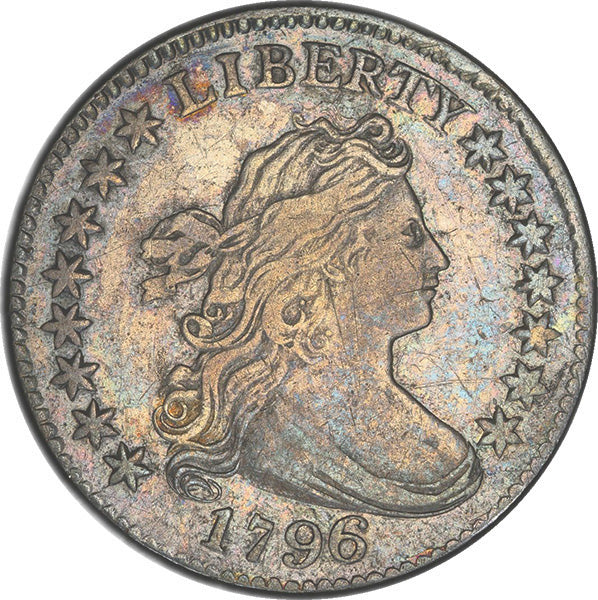 (4461) 1796 10C PCGS XF40 Bust Dime obverse