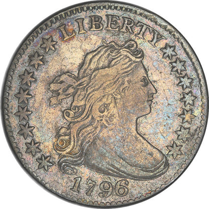 (4461) 1796 10C PCGS XF40 Bust Dime obverse