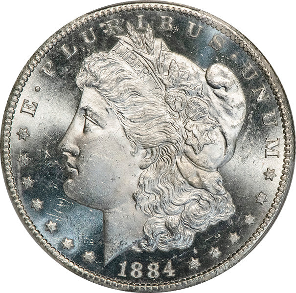 (7153) 1884-CC $1 PCGS MS66PL