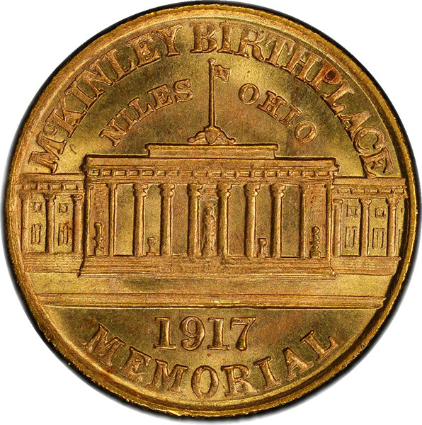 (7455) 1917 G$1 PCGS MS67 McKinley reverse