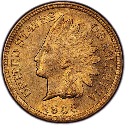 1908-S 1C PCGS MS65RD