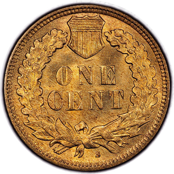 1908-S 1C PCGS MS65RD