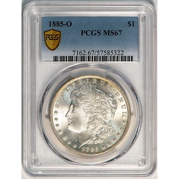 1885-O $1 PCGS MS67