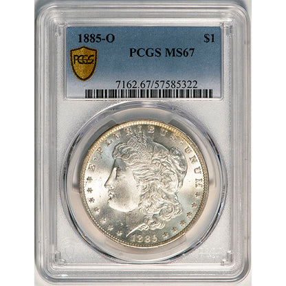 1885-O $1 PCGS MS67