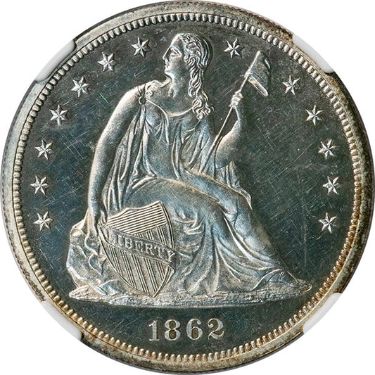 (7005) 1862 $1 NGC PR64