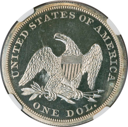 (7005) 1862 $1 NGC PR64