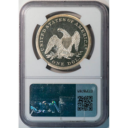 (7005) 1862 $1 NGC PR64