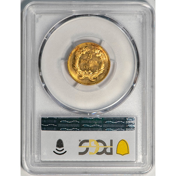 1879 $3 PCGS MS63