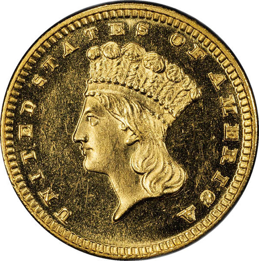 (7650) 1889 G$1 PCGS PR64 CAC JD-2 Low Date obverse