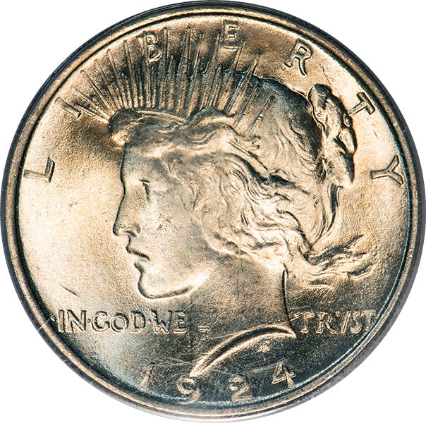 1924 $1 Old Holder PCGS MS66