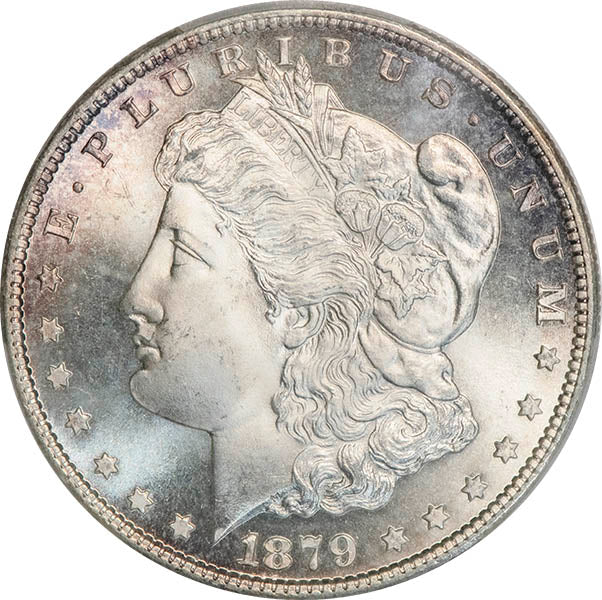 (7092) 1879-S $1 PCGS MS67+ CAC Morgan obverse