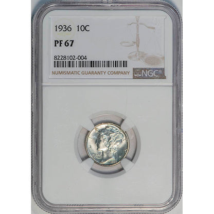 (5071) 1936 10C NGC PF67