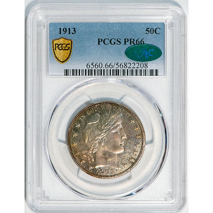 (6560) 1913 50C PCGS PR66 CAC