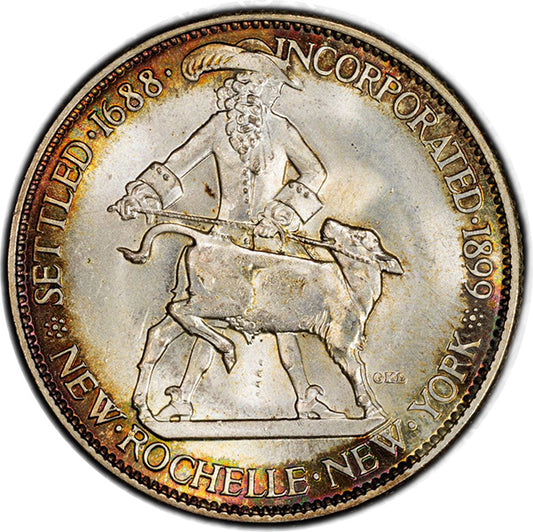 (9335) 1938 50C New Rochelle PCGS MS67