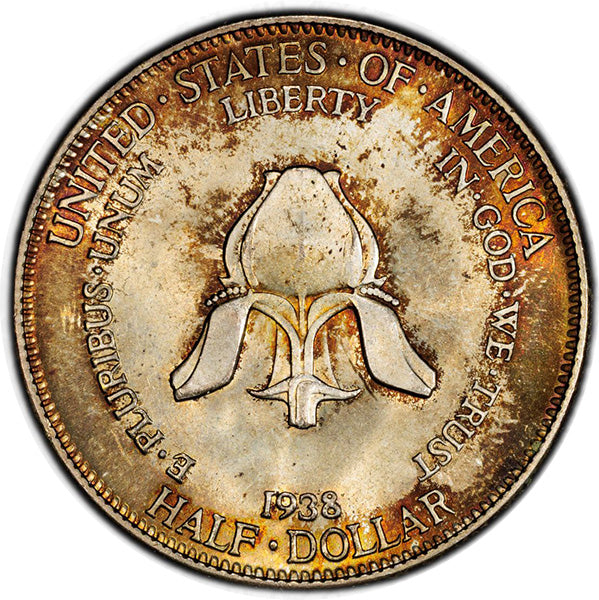 (9335) 1938 50C New Rochelle PCGS MS67