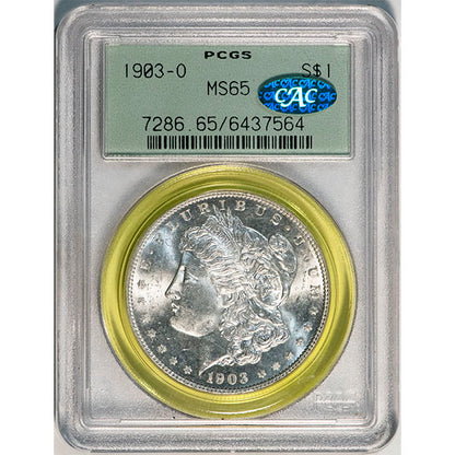1903-O $1 Old Holder PCGS MS65 CAC