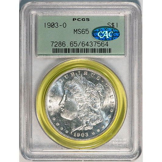 1903-O $1 Old Holder PCGS MS65 CAC