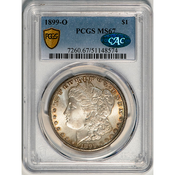 (7260) 1899-O $1 PCGS MS67 CAC