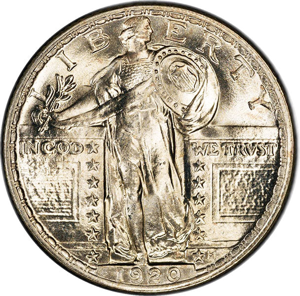 (5735) 1920 25C PCGS MS65FH