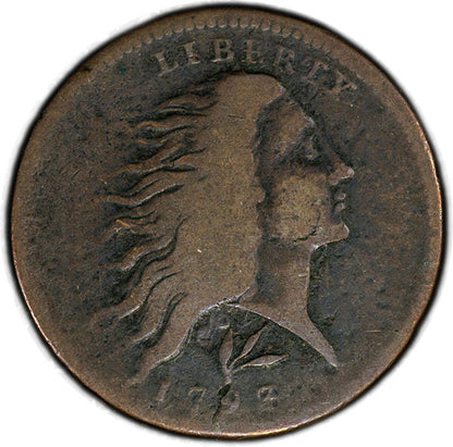 1793 1C Wreath, S-11b PCGS VG08