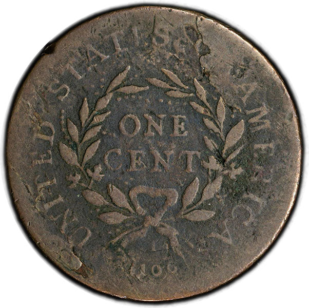 1793 1C Wreath, S-11b PCGS VG08