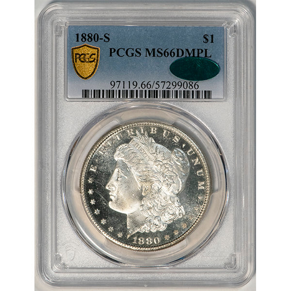 (7119) 1880-S $1 PCGS MS66DMPL CAC