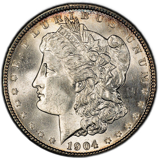 1904 $1 PCGS MS66