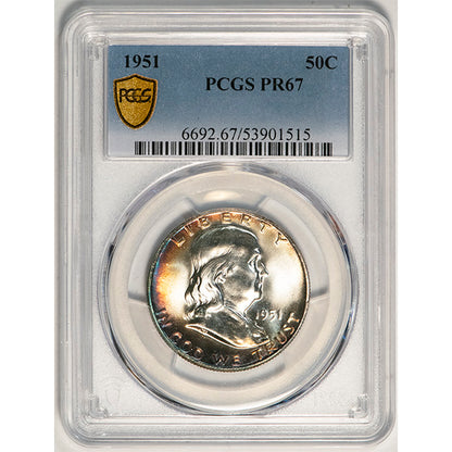 (6692) 1951 50C PCGS PR67