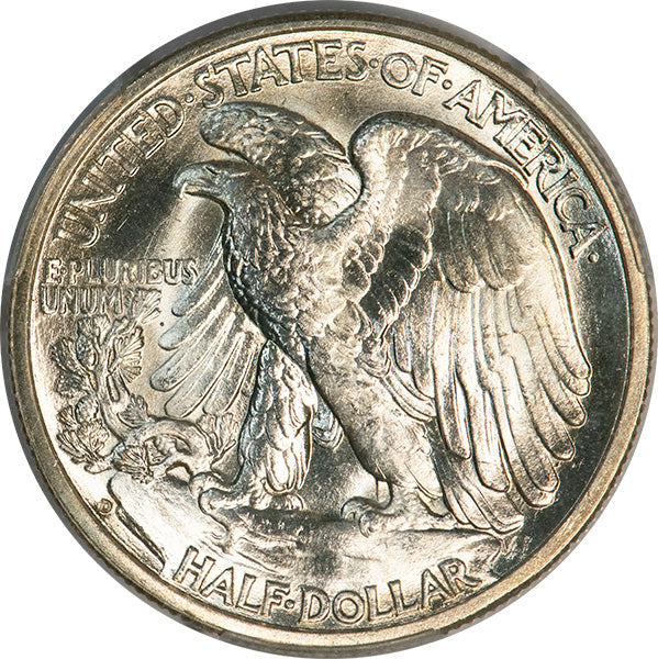 (6596) 1935-D 50C PCGS MS66