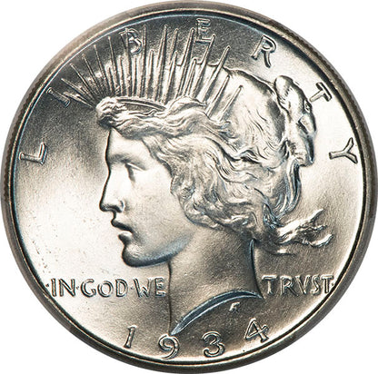 (7375) 1934 $1 PCGS MS66+ CAC