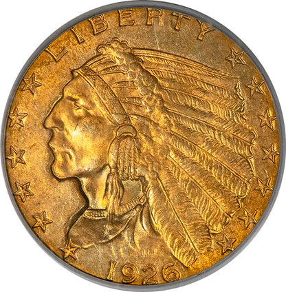 1926 $2.50 Old Holder PCGS MS63 CAC