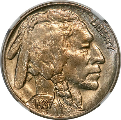 (3982) 1937-D 5C 3 Legs NGC MS63