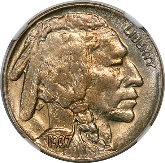 (3982) 1937-D 5C 3 Legs NGC MS63