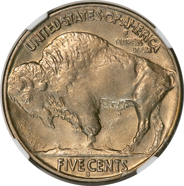 (3982) 1937-D 5C 3 Legs NGC MS63