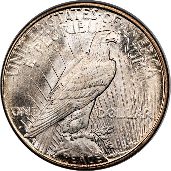 (7358) 1922-D $1 Peace Dollar CACG MS65 CAC