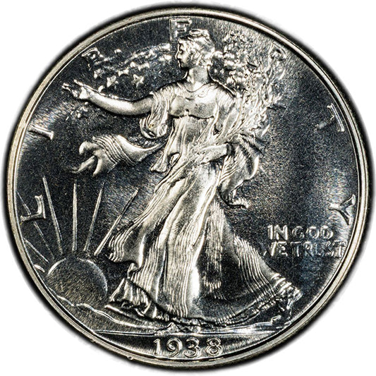 (6638) 1938 50C PCGS PR67+ CAC