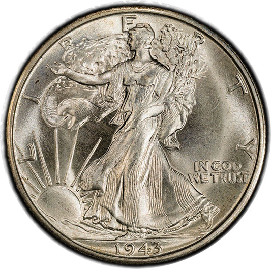 (6620) 1943-S 50C PCGS MS67