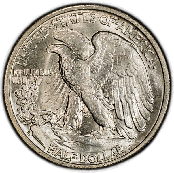 (6620) 1943-S 50C PCGS MS67