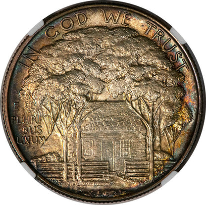 (9307) 1922 50C Grant Star NGC MS65
