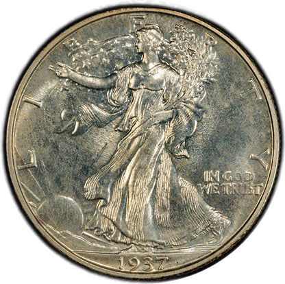 (6637) 1937 50C PCGS PR65 CAC